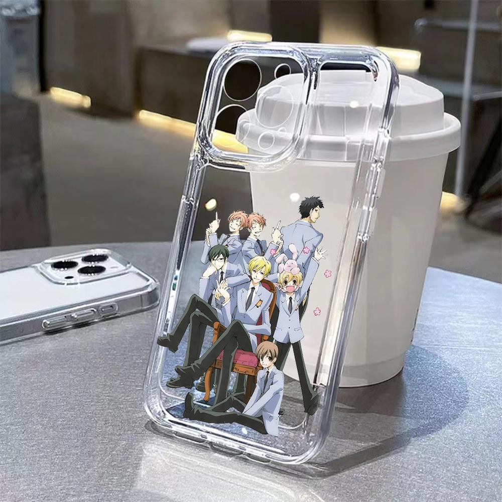 Phone Case For iPhone 17 16 16e 15 14 13 12 11 Mini Pro Max X XR XSMax 7 8 Air Plus Back Cover HOT Ouran High School Host Club