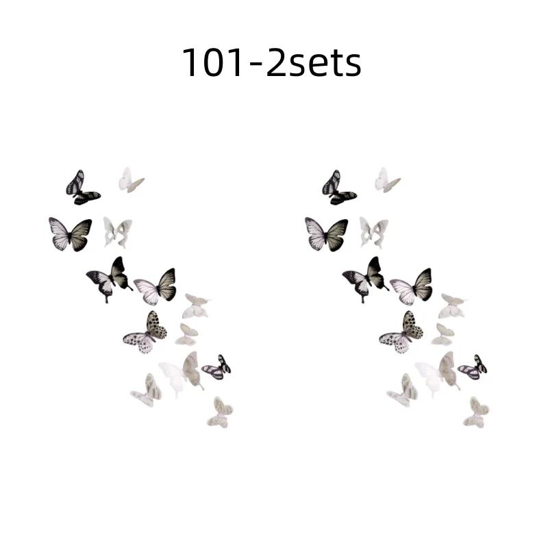 

Crystal Butterflies 3d Wall Sticker Beautiful Butterfly Living Room for Kids Room Wall Decals Home Decoration