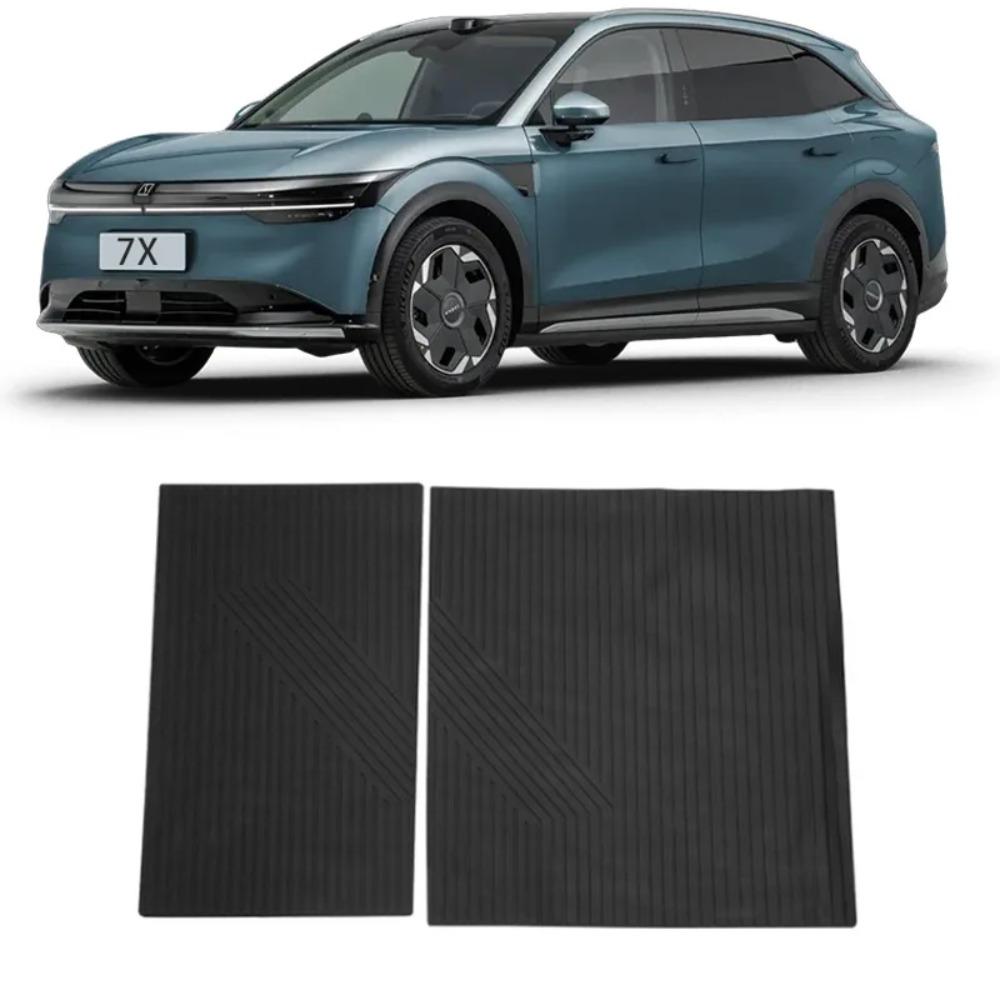 For Zeekr 7X 2024 2025 Rear Seat Storage Box Pad Dust Protection Pad Interior Modification Special Accessories