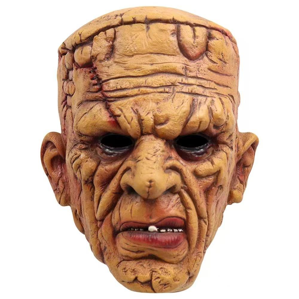 Halloween Horror Frankenstein Head Mask Latex Alien Alien Film Science Elderly Mask Frankenstein