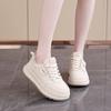 2025 Spring Little White Shoes New Korean Version Ins Female Students Platform Heightening Sports Board Shoes Casual Street Shooting Q5615