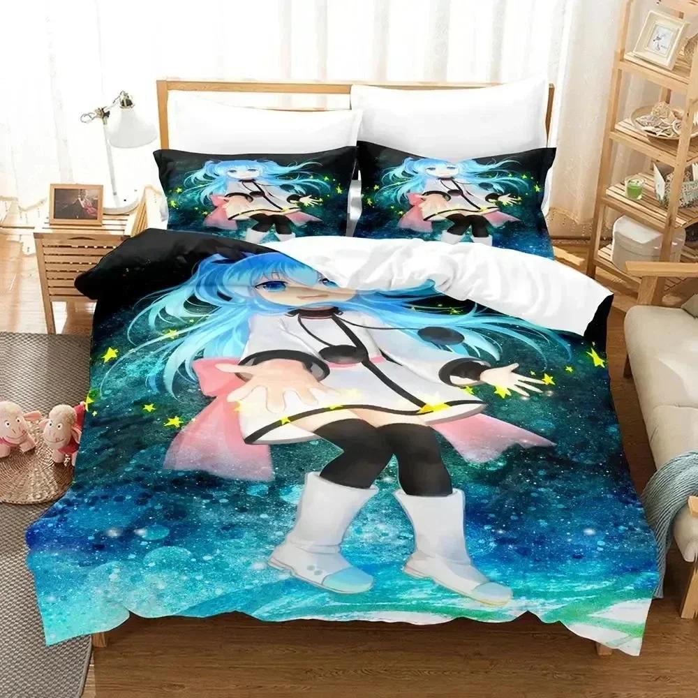Anime Celestial Method Sora No Metho Bedding Set Duvet Cover Bed Set Quilt Cover Pillowcase Comforter King Queen Size Boys Adult