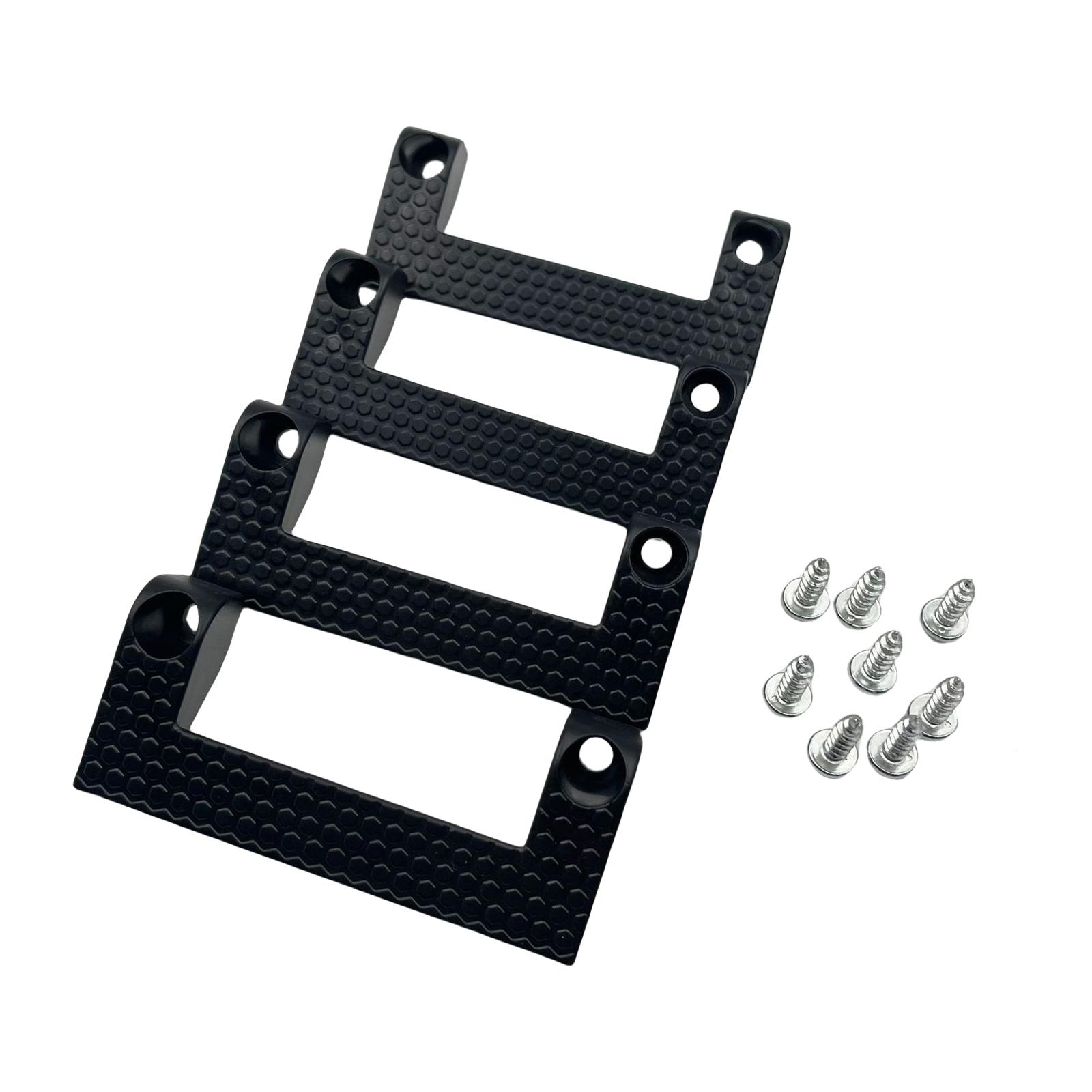 

4 шт. Универсальный держатель для рулетки, стойка, органайзер для хранения инструментов, подвес для гаража и верстака, для электроинструмента на лестнице чёрный