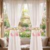 Romantic Flower Pearl Curtain Buckle Exquisite Tulip Curtain Straps Curtains Tie Rope  Office