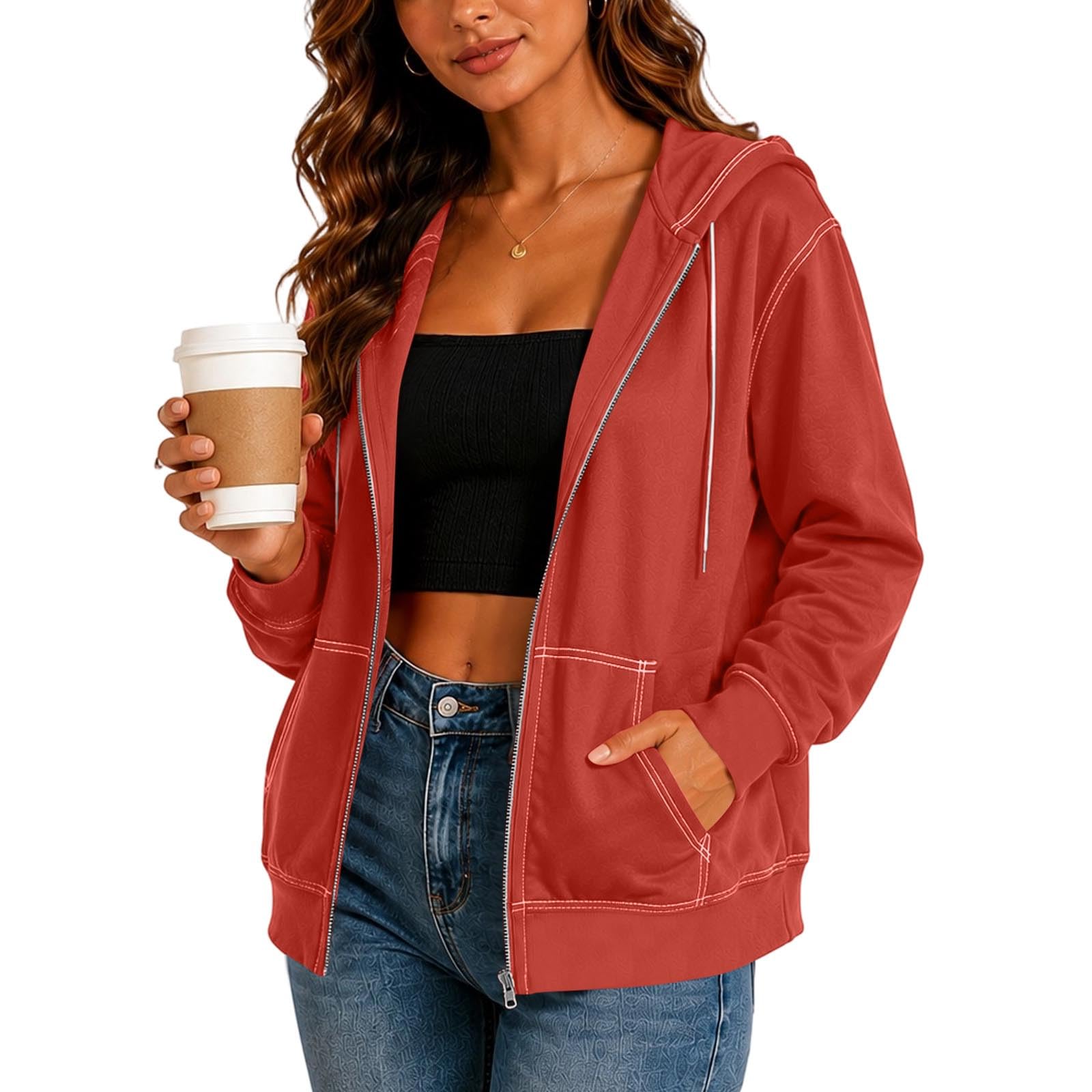 Women s Fashionable, Casual, Loose-Fitting Long-Sleeve Jacket L