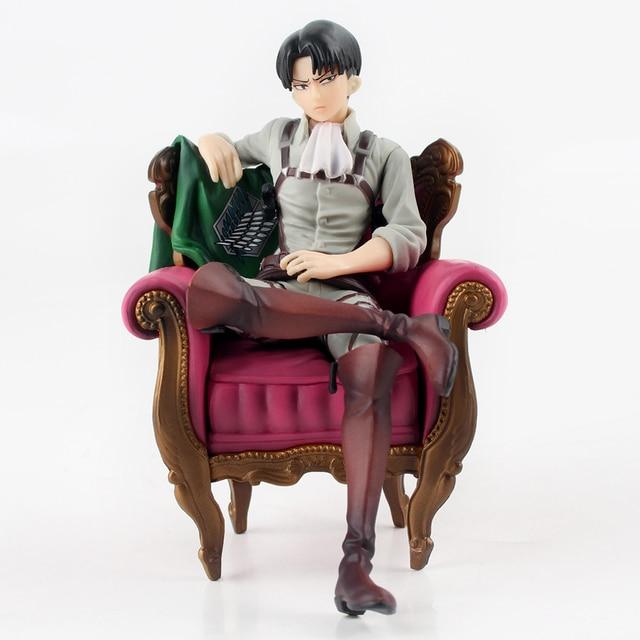 36cm Attack On Titan Anime Figure Rival Shingeki No Kyojin Levi Ackerman Action Figure Mikasa Ackerman Figurine Model Doll Toys