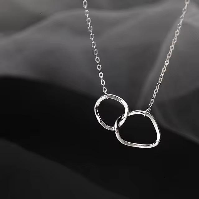 Women s Fashion Simple Irregular Ring Necklace