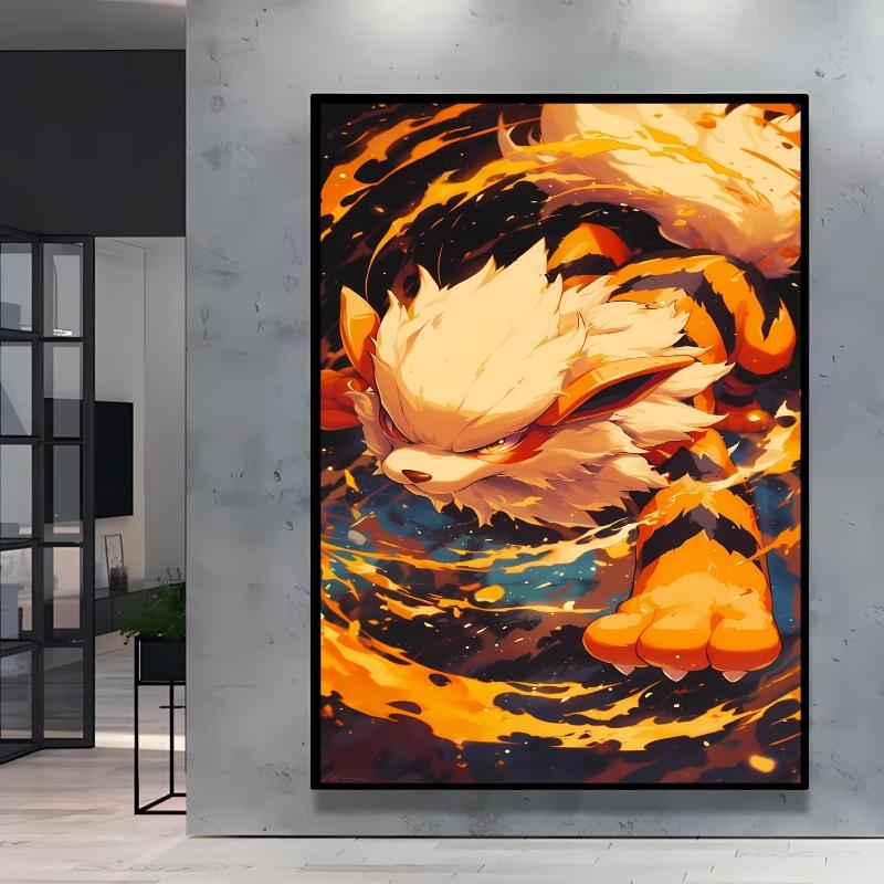 Anime Posters Pokemon Umbreon Cartoon Character Picture HD Print Canvas Painting Home Children's Room Wall Decoration Gifts