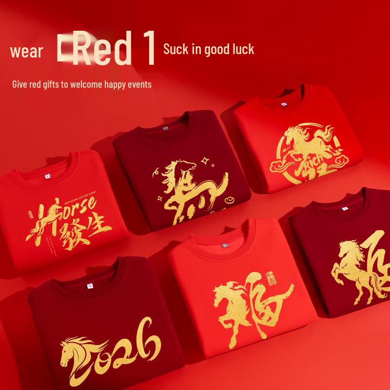 Jeanswest Sweatshirt mit Rundhalsausschnitt und Papier-Schnitt Pony im chinesischen Stil