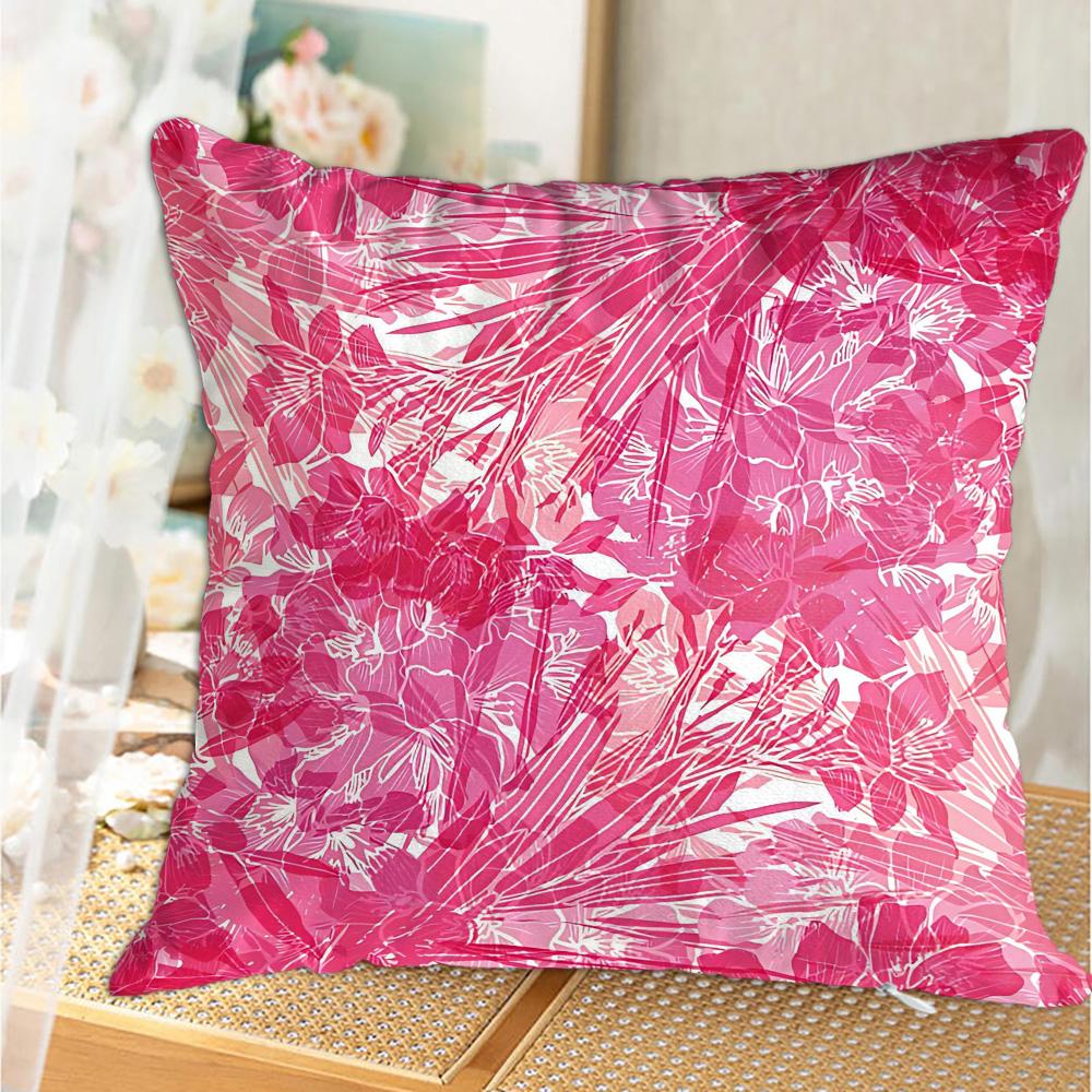 Rose Flowers Pillowcase Cushion Cover 45X45 Ornamental Pillows Christmas Decoration Personalized Gift Nordic Home