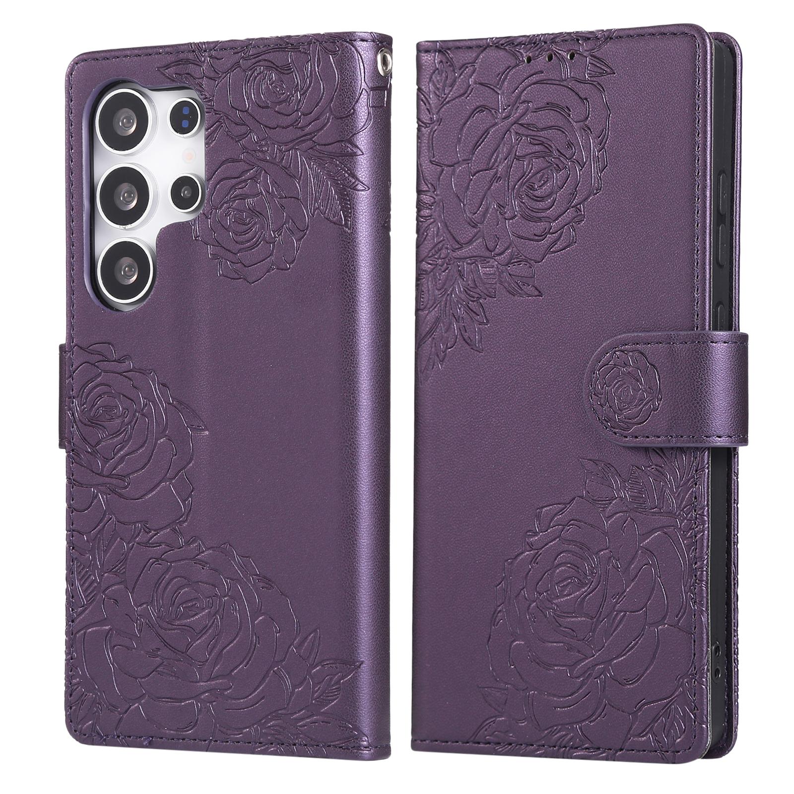 

Luxury Leather Flip Case For Samsung Galaxy S25 S24 FE S23 S22 Ultra A56 A36 A26 A16 A55 A35 A25 A54 Fashion Wallet Card Cover Samsung S25&Case & Strap