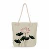 Flower Print Thick Rope Single-shoulder Beach Bag 7318 CLE