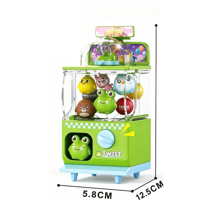 Mini Capsule Vending Machine Toy For Kids Plastic Collectible Gacha Capsule Fun Gift