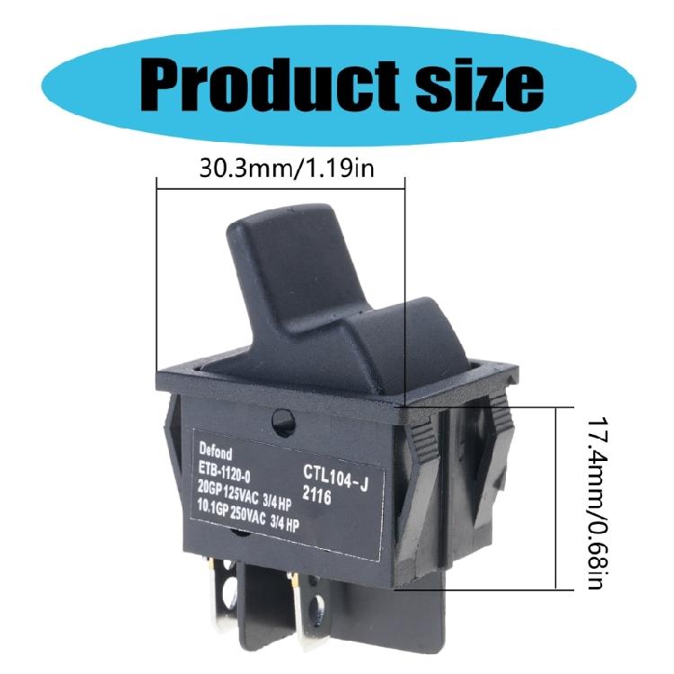 Convenient Switch Kitchen Appliance Part Blender Switch Replacement Switch Mixing Machine Switch Suitable for Blender