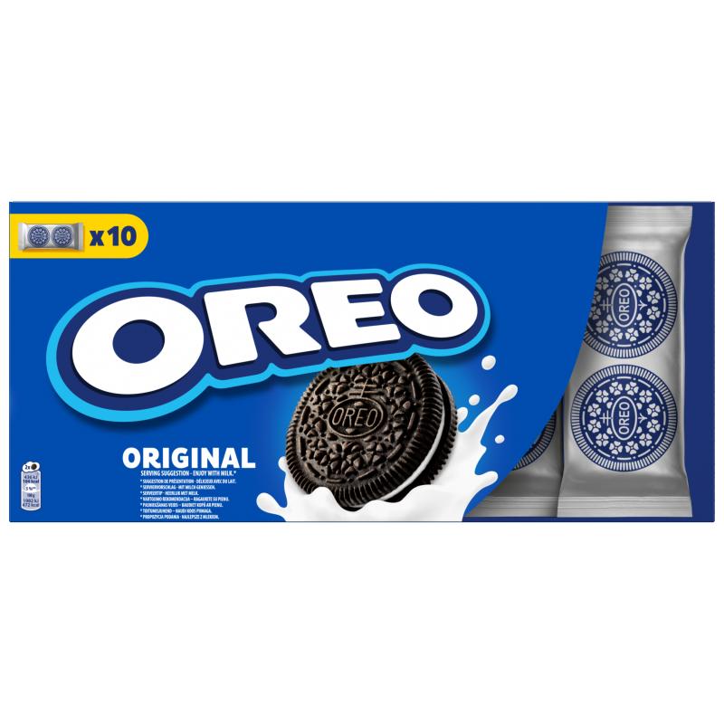 Biscoitos de Cacau Oreo Original com Recheio de Baunilha 220 g