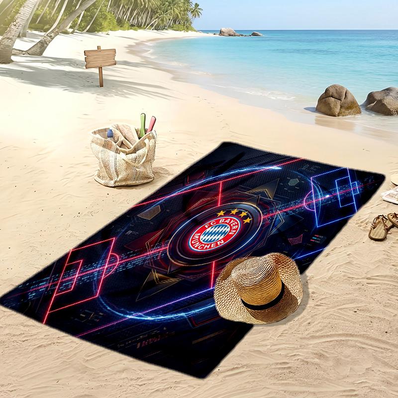 Bayern Munich Printed Beach Towel Quick Dry Soft TowelPortable Large Rectangular Beach Blanket for Travel Swimming Pool