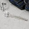 Household Plumbing Wrench 6/8/10/12/15 Inch Adjustable Wrench, Wide Jaw Opening for Forged Alloy Steel Spanner Automotive Home Improvement Garage