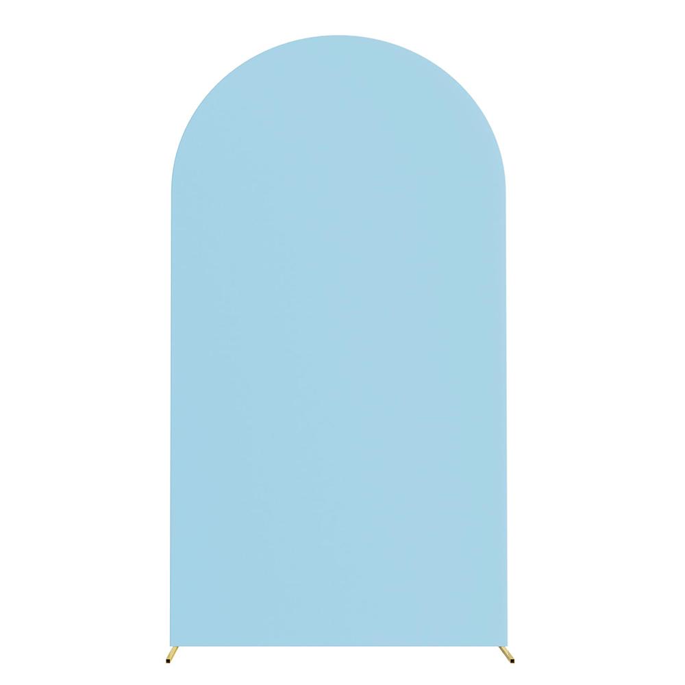 Elastic U-Shaped Arch Door Cloth Cover Decorative Backdrop for Birthday Party Wedding, 120x50cm