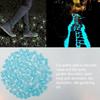 200Pcs Glow In the Dark Garden Pebbles For Sidewalk Garden Terrace Lawn Garden Patio Fish Tank Aquarium Decoration Glow Stone