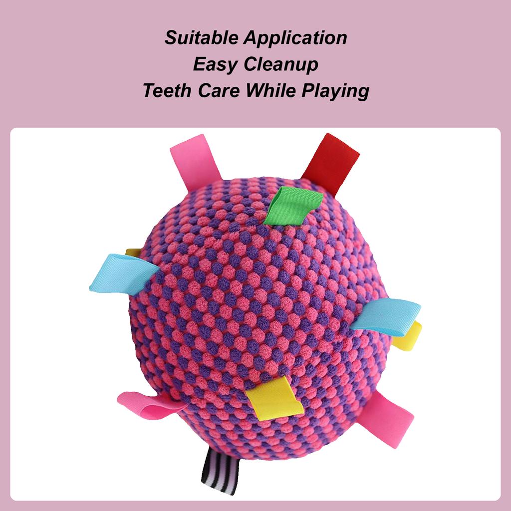 Dog Toy Ball Rolling Ball Dog Toy Soft Squeaky Pet Supplies Game For Kitten Home Outdoor Chewing Training Puppy Indoor Cats