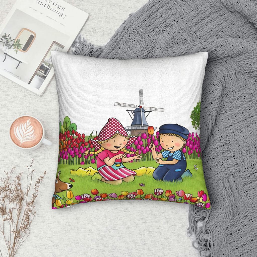 Anime F-Fien and Teun Pillow Case Soft Pillow Cover For Chair Sofa Home Decor Kawaii Cushion Cover
