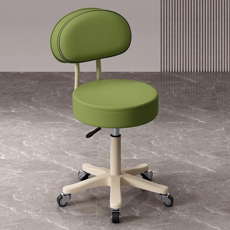 Beauty Salon Swivel Stool: Hairdresser, Nail Technician, Makeup Artist, Barber Wheeled Chair