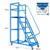 Mobile Extendable Ladder Truck for Warehouse and Supermarket Use