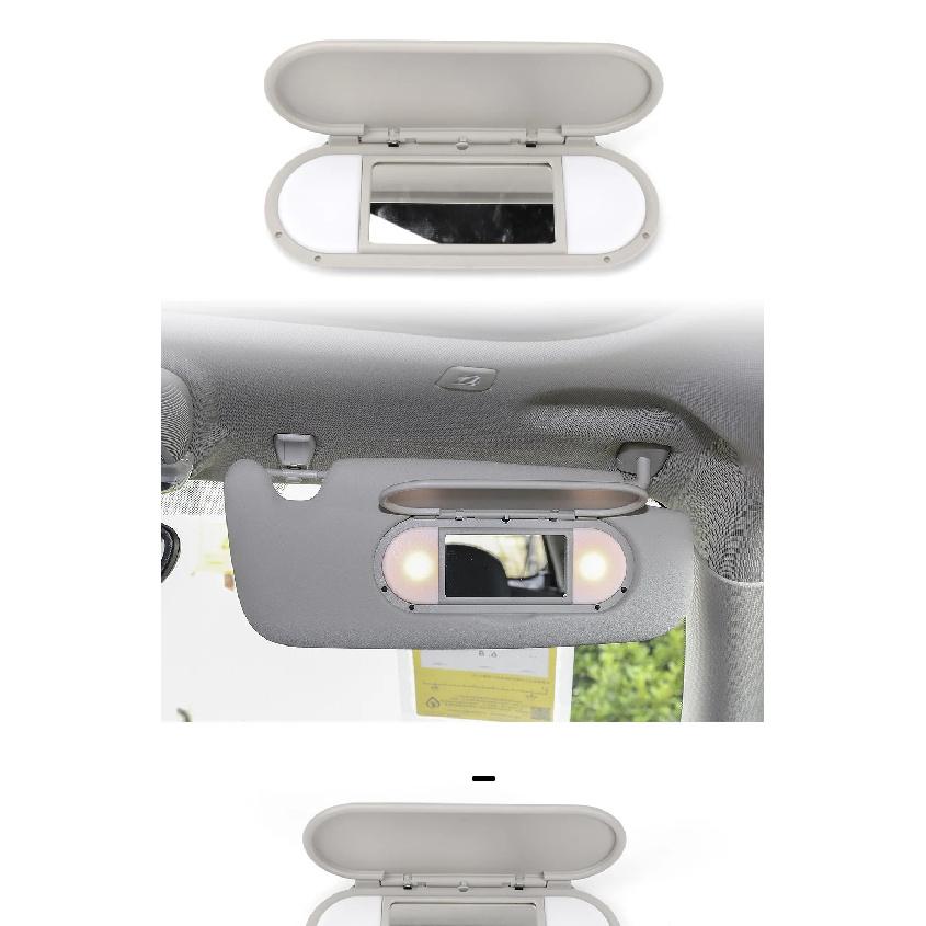Protetor Solar de Teto de Carro Visor Solar Espelho de Maquilhagem Tampa de Vidro Luz Lâmpada Tampa de Cobertura Para BMW Mini F54 F55 F56 F60 2015-2020