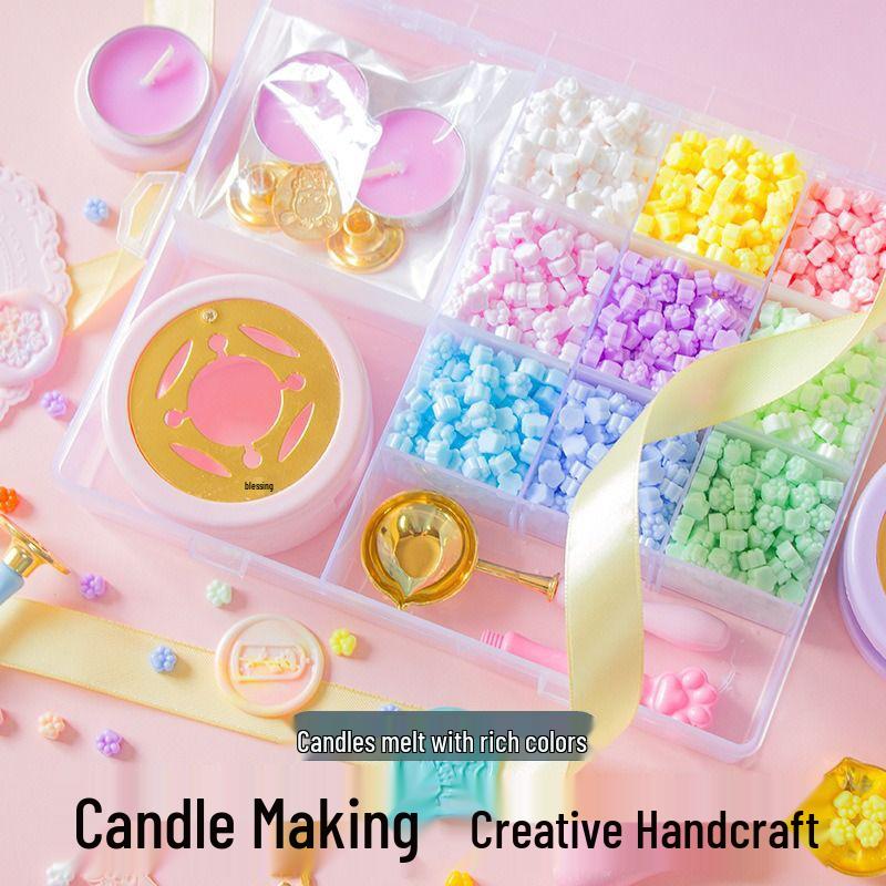 Sealing Wax Stove with Spoon and Silicone Mold Pad for Stamp Heads