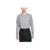 Solid Color Golf Sweater With Crew Neck And Long Sleeves Men Tops Grey CU9783-003