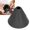 Silicone Coffee Dripper with Easy-to-Clean Silicone Coffee Filter, Easy Operation, BPA-Free, for Travel, Office, Camping (Black)