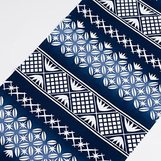 Kamawanu Tenugui Glass Hand Made In 33cm X Prime Minister Glass Hand Chū-sen (Cut Towel) Japan, Size 90cm, 100% Cotton, (Auspicious/Classic Pattern)
