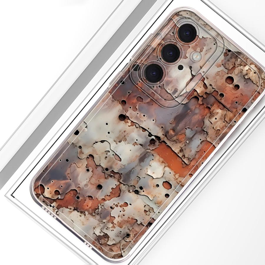 Phone Cover Case for Samsung Galaxy A55 A23 A25 A51 A36 A13 A54 A15 A52 A31 A33 A52 A56 A50 A34 A35 A26 A24 A14 A16 Rust Art
