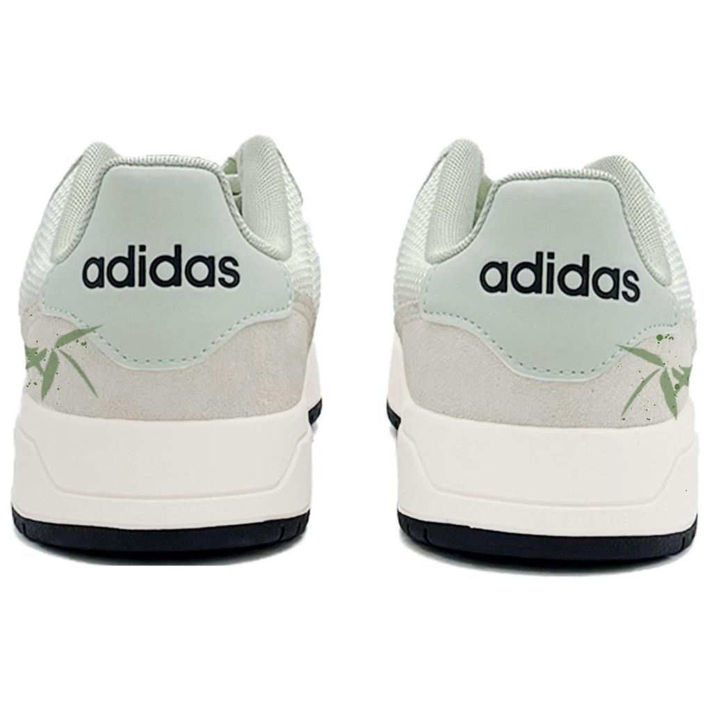 Adidas ENTRAP Green Pen Bamboo Grace Synthetic Leather, Split Cow Leather Slip Resistant Abrasion Resistant Low top JI2546(Team1155-)
