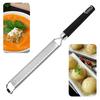Lemon Zest Grater with Ergonomic Non-Slip Handle Stainless Steel Blade Heavy Duty Citrus Zester Garlic Cheese Ginger Nutmeg Grating Tool