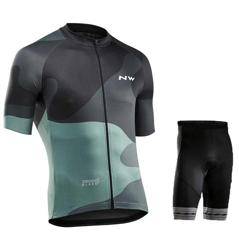 New NW Cycling Suit Men's Summer Mountain Road Racing Suit Breathable Outdoor Riding Equipment