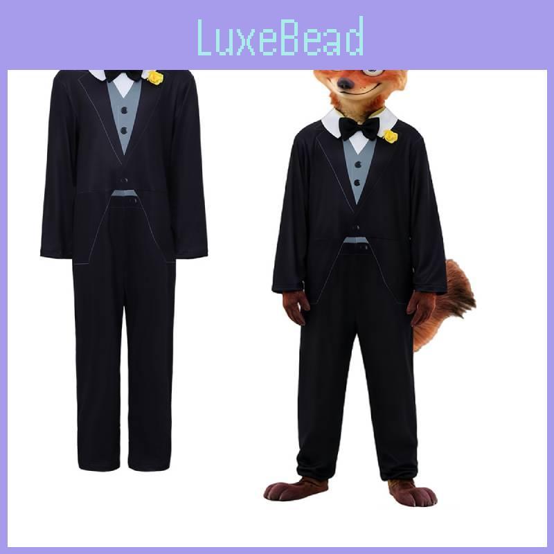 Nick Fox Child Costume With Polyester Spandex For Cosplay And Role Play