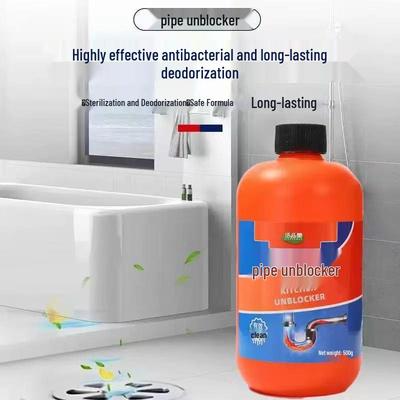 Potente Sturatubi Liquido – Azione Rapida per Scarichi di Cucina, WC e Lavandino