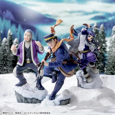 Golden Kamuy XrossLink Figure Complete Set Sugimoto Asripa Shiraishi SEGA
