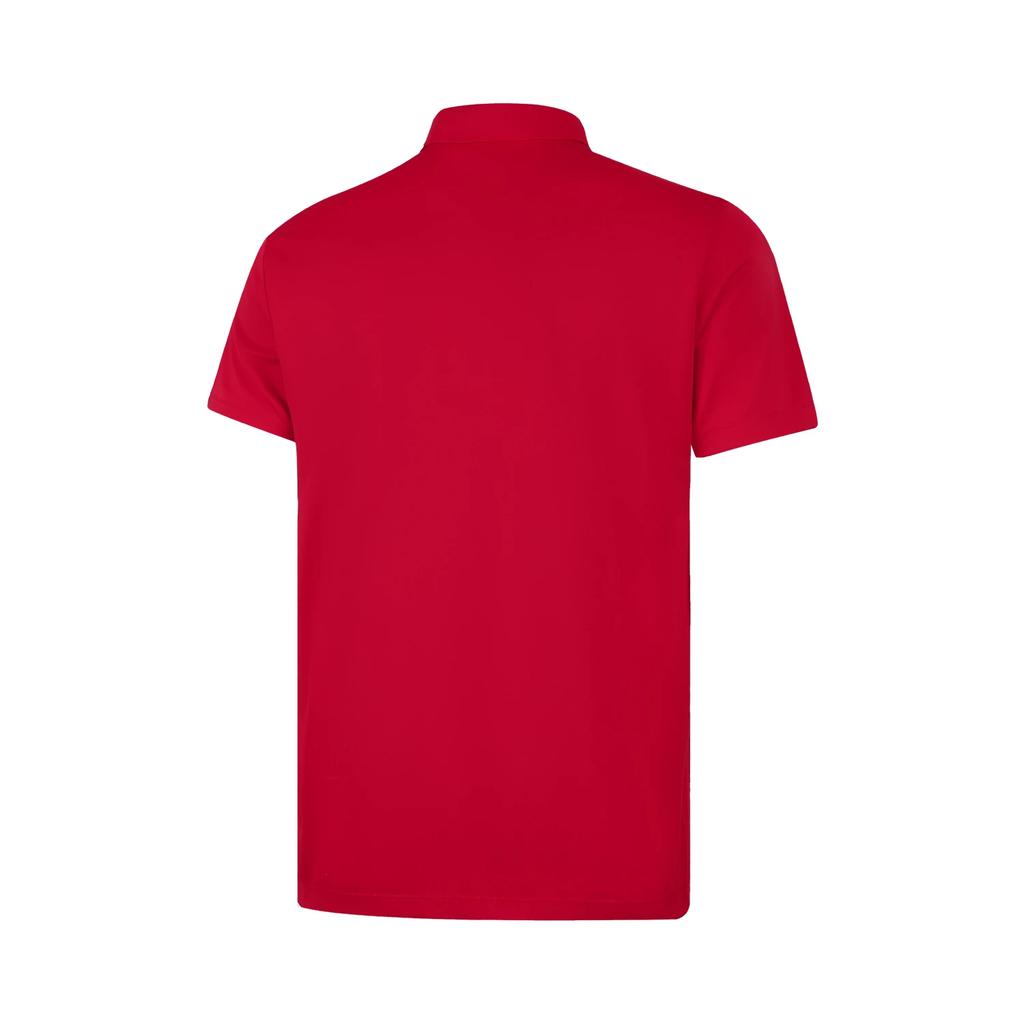 Li Ning Group Purchase Series Solid Color Soft Comfortable Breathable Versatile Short Sleeve Polo Shirt Men Polo Shirts APLV029-4