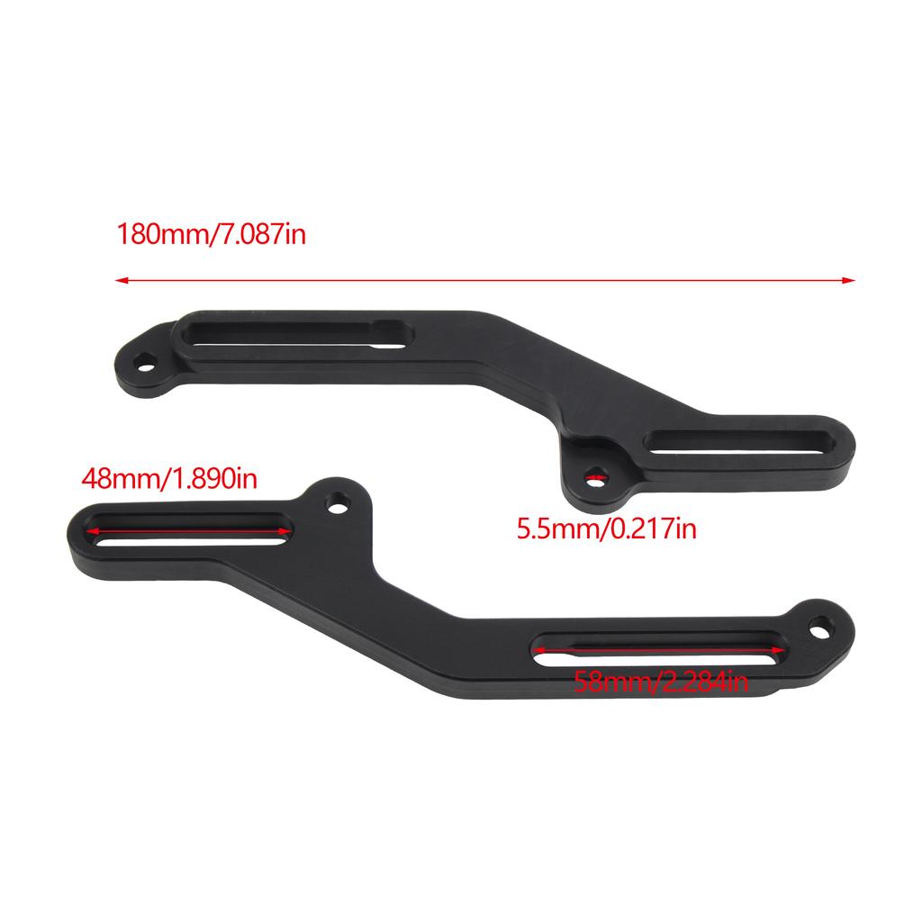 Motorrad-Windschutzscheiben-Versteller Luftstrom-Einstellbare Windschutzscheiben-Halterung Umbauzubehör Für Honda Transalp XL750 2025 2025
