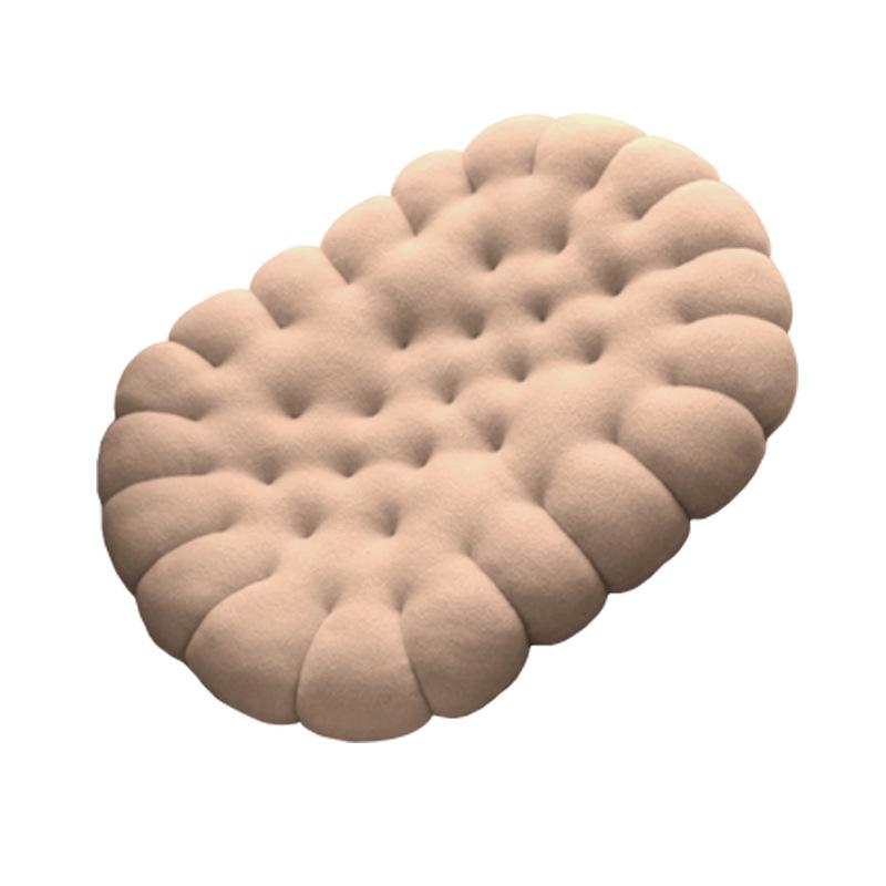 Japanese Handmade Irregular Cookie-Shaped Cushion - Creative Thickened Seat for Students and Home
