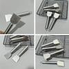 Durable Stainless Steel Scraper for Kitchen Cleaning, Ice Frost Removal Shovel, Multipurpose Stain Remover Tool for Stove, Oven and Household Use