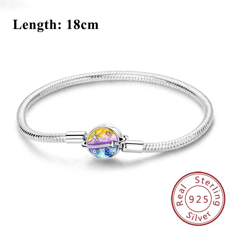Bracelet Original Copper Charms Bracelet 17-20Cm Heart Bracelet For Women Bracelet Charms Birthday Jewelry Gifts