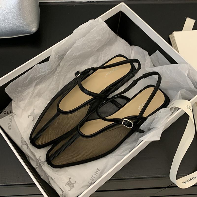 Fashion Bailamos Summer New Women Sandals Slip On Mules Shoes Fashion Weave Ladies Dress Shoes Low Heel Outdoor Casual Slipper