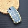 Shell Fob TPU Car Soft Folding Key Case Holder Full Cover For Ford Focus 2 Falcon Escape Galaxy Kuga B-Max C-Max Ecosport Fiesta