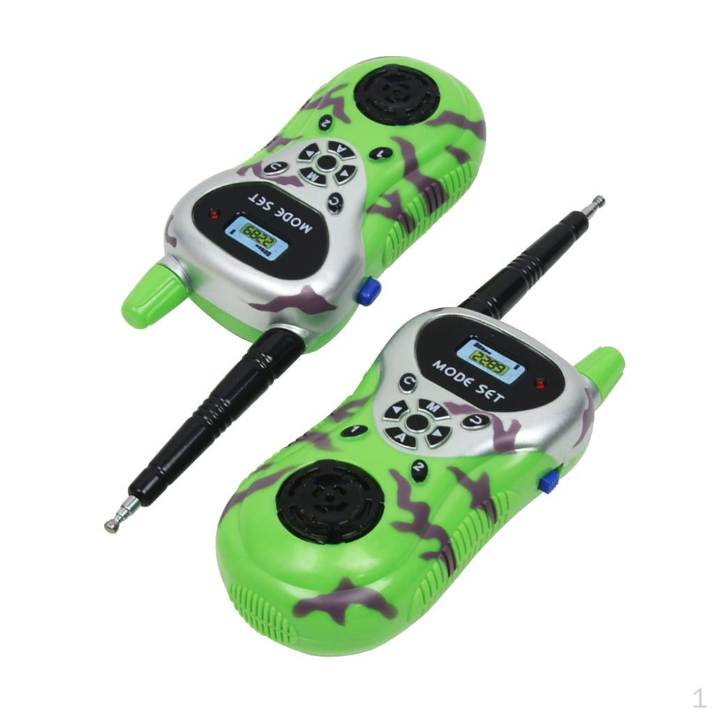 

Детская пластиковая электронная игрушка зеленого цвета, 2 шт./компл.