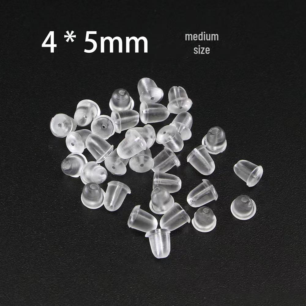 

Прозрачные силиконовые гипоаллергенные беруши с кожаными заклепками и резиновыми пряжками, препятствующими падению 100 Pieces Package