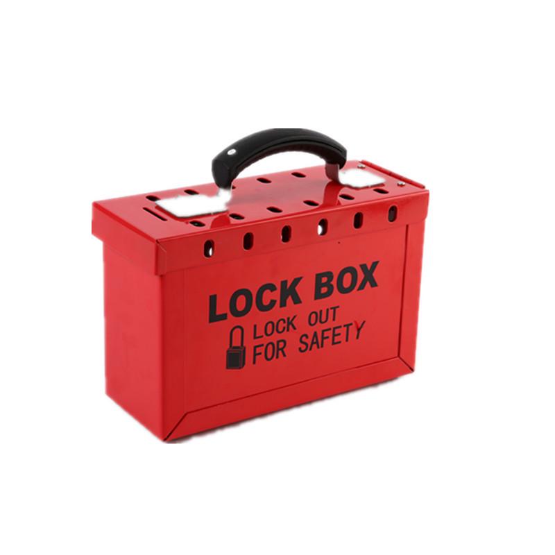 12-Compartment Portable Safety Lock Box Key Storage Device