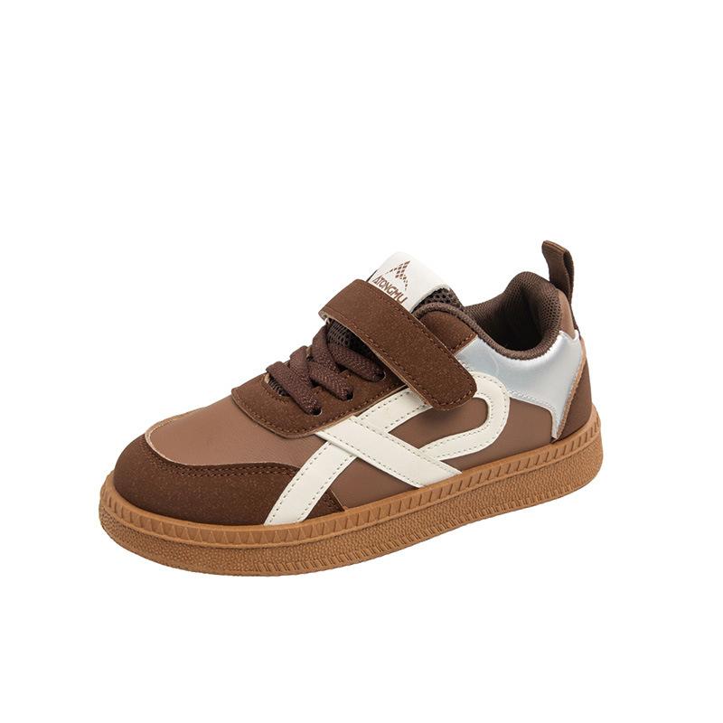 Spring and autumn new children's flat casual moral training shoes breathable and light retro style sports shoes 2025 direct sales